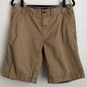 Barbour Men’s City Neuston City Shorts Twill Brown Sz 32‎